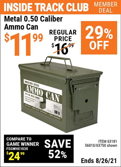 harbor freight black friday ammo box metal|harbor freight ammo cans review.